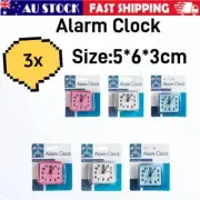 3 x Alarm Clock Time Office Kids School Study Battery Powered Bed Table Desk AU