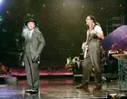 Magicians Raymond Teller And Penn Jillette On Leno 1995 Old Television Photo 1