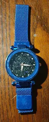 Blue Watch Small Women's With Magnetic Band-New-SHIPS N 24 HOURS