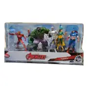 Disney Store Marvel Avengers Playset Hulk Iron Man Ultron Ensemble Figurine Set