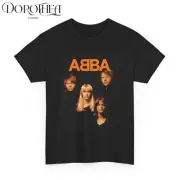 Abba T-shirt vintage retro classic music Unisex Heavy Cotton Tee