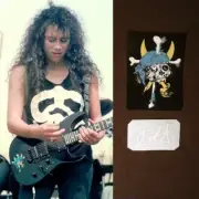Kirk Hammett guitar stickers ESP MM-270 Zorlac