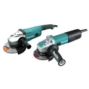 Makita 7" Corded Angle Grinder & X‑LOCK 4‑1/2" Angle Grinder Bundle New