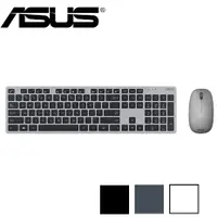 在飛比找myfone網路門市優惠-ASUS 華碩 W5000 無線鍵盤滑鼠組銀黑色