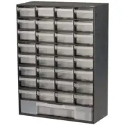 33 Drawer Parts Cabinet 414H x 304W x 135D mm with 8 rows of 4 pull out drawers