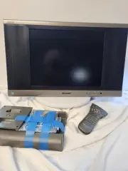 Sharp Aquos Liquid Crystal 15" TV LC-15B9U-SM W/REMOTE CONTROL - TESTED & WORKS