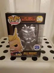 Funko Pop! Animation All Might Chrome: My Hero Academia 25 Years Exclusive #248
