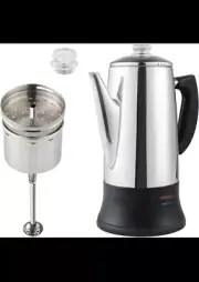 Elite Gourmet WEP1800-2 Electric 12-Cup Coffee Percolator With Cool Touch Handle