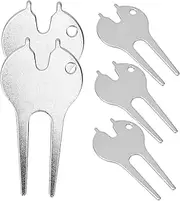 CORHAD Golf Divot Repair Tool 5pcs Divot Fork Set Sturdy Material for Golfers