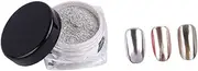 MUSISALY Mirror Nail Glitter Powder Shimmering Chrome Effect for DIY Manicure Durable Finish with Up to Days of Shine for Nail Art Enthusiasts