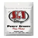 SIT POWER GROOVE PURE NICKEL 純鎳電吉他套弦 10-46【世品樂器】