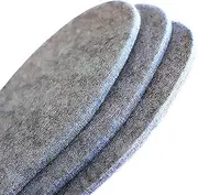 [YESSQ] Wool Felt Warm Shoe Insoles - Wool Felt Boot Shoe Insert Insoles Men 9/Women 10