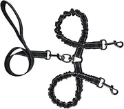 BESPORTBLE 1pc Pet Traction Strap Pet Products Pet Pulling Strap Chain Ring Pet Supplies Dog Leash Pet Pulling Rope Leash Leash The Dog Pet Leash Dog Traction Strap Rope Leash Leashes Black