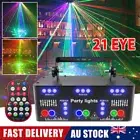21Eye Disco Party Lighting Laser Projector RGB DMX Strobe Stage Light LED Bar DJ
