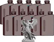 10KG Water Washable/Water Washable ABS Resin 1000G/Bottle 405nm Rapid UV Curing Photopolymer Resin for LCD 3D Print(WW- ABS Grey)