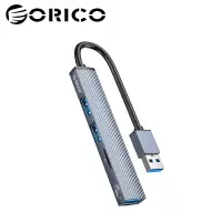 在飛比找PChome24h購物優惠-ORICO 鋁合金4合一HUB集線器 USB3.0-深空灰 