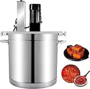 KHZKHC Electric Mixer Machine for Jam Sauce, Commercial Food Mixer 20l, 4 Blade Stirring Scraper, for Making Jam, Sauce, Filling, Seasoning Bottom Soup Sauce Stirre