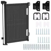 New Baby Security Gate Extra Wide Retractable Safety Gate 61x34in
