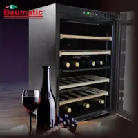 在飛比找PChome24h購物優惠-義大利BAUMATIC 嵌入式雙溫36瓶紅酒櫃SP-601 