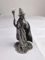 Myths & Legends Pewter Wizard Magic Stick Miniature figure New