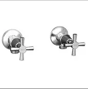 Kirra Profile Washing Machine Cocks Chrome Solid Brass