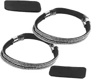 [GLSTOY] 1 Pair Adjustable Elastic High Heel Straps for Women Loose Replacement Shoe Laces Enhance for High Heels Glitter