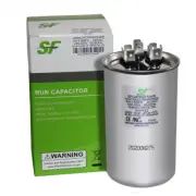 TRANE Dual Run Capacitor - 45+7.5 MFD - 370/440V Round for Motor & Comp
