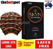 SKYN Sex Condoms LARGE Latex Free Safe Personal Lubricant Toy* Lube FAST POST