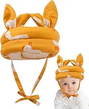 LeoLeozz Baby Anti Collision Hat | Adjustable Breathable Safety Hat for Baby,Comfortable Baby Safety Headguard Shock Absorbing for Running Crawling