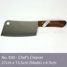 No. 830 KIWI Knife Kitchen Chef Knives Stainless Steel Blade Cook Cleaver Wood