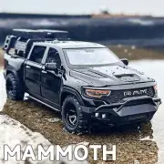 1:32 Dodge RAM 1000 TRX Mammoth Pickup Alloy Car with Sound &Light Pull Back Toy