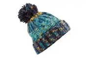 Beechfield Womens/Ladies Corkscrew Pom Pom Beanie (Marine Blue) (One Size)