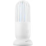 Globe UV-C Light Disinfecting 360-Degree Portable Rechargeable Lamp, White,