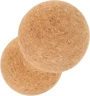 Healeved Cork Massage Ball Massager Foot Massager Ball Yoga Roller Light Brown Cork