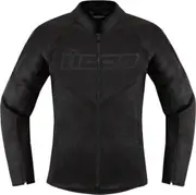 Icon Hooligan Motorcycle Textile Jacket Ladies, black, Size 2XL for Women