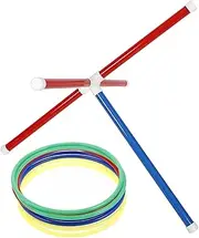 MUELODSIC Set of 2 Sensory Training Rings Throwing Ring Toy for Boys and Girls Hand-Eye Coordination Agility