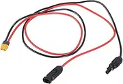 Oxtxuzdm 12AWG XT60 to Solar Panel Cable Extension Cable for Power Station Connectors Mobile Energy Storage Battery Charging