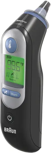 Braun Thermoscan 7 Digital Ear Thermometer IRT6520US Black