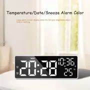 Date Electronic Clock Temperature Digital LED Clocks Alarm Clocks for Bedroom