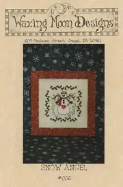 Waxing Moon Designs Snow Angel Counted Cross Stitch Pattern