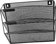 Tofficu Wall File Holder Wall Magazine Holder Wall Magazine Rack Hanging File Basket Hanging File Organizer Wall Mount Wall Magazine Holder