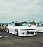 Fiberglass FRP Nismo 400R Style Front Lip Splitter FOR Nissan Skyline R33 GTR