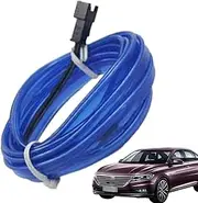 HOFFTI Car Ambient Light | Multicolor LED USB Interior Strip Lights - USB Car Ambient Lighting No Adhesive Required for Center Console&Dashboard