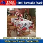 Christmas Tablecloth Rectangle Table Cloth Xmas Party Dining Home Decoration