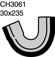 Mackay Rubber Bottom Radiator Hose for Holden 3.8 Ecotec V6 OHV 2V CH3061
