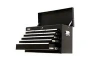 Bullet Pro 9 Drawer Tool Box Chest, Organiser Mechanic Garage Storage Toolbox Set - Black