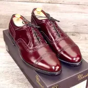 *NIB* $395 Allen Edmonds CLIFTON Oxford 11.5 B Narrow Burgundy * add $15 Trees