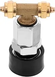 CHILDWEET Tee Connection Takeoff Connector Air Quick Connect Truck Cab Three Way Air Joint Three Way Connector for Truck Cab Airline Joint Alloy
