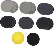 Gatuida Versatile Sanding Kit 62 Pcs Sandpaper Polishing Discs Dry and Wet Sandpaper Sander Parts for Drill Grinder Tools