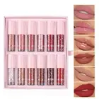 12Pcs Velvet Matte Liquid Lipstick Set Waterproof Long Lasting Quick-drying N...